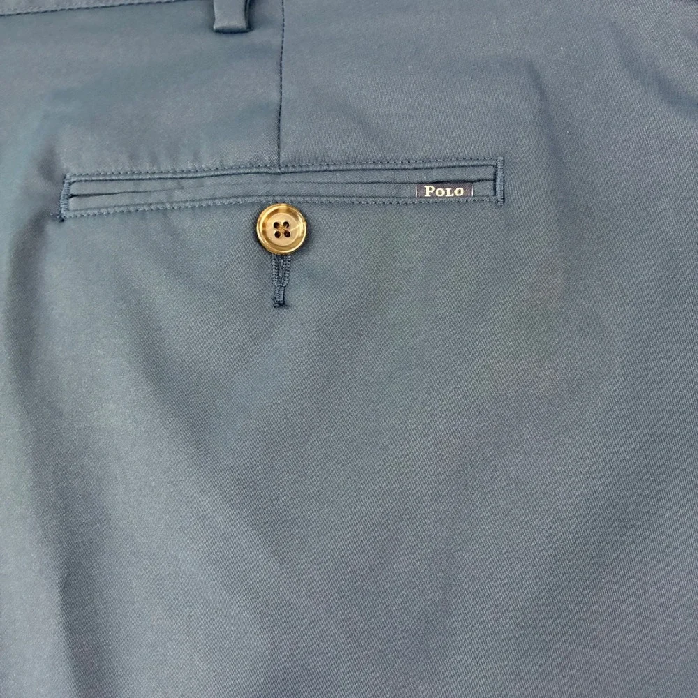 Polo Ralph Lauren Dress Pants 40x32 Navy Blue Classic Preppy Golf Professional